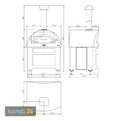 Alfa Forni Allegro Pizzaofen Antikrot -Outdoorchef-ausverkauf alfa forni allegro pizzaofen antikrot 20842 m 8