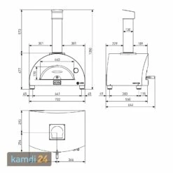 Alfa Forni Nano Pizzaofen Kupfer Starterset -Outdoorchef-ausverkauf alfa forni nano pizzaofen kupfer starterset 21866 m 9