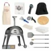 Alfa Forni Pizzaofen Ciao Grau + Abdeckhaube + Pizzaiolo-Set -Outdoorchef-ausverkauf alfa forni pizzaofen ciao grau abdeckhaube pizzaiolo set
