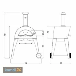 Alfa Forni Pizzaofen Ciao Grau + Abdeckhaube + Pizzaiolo-Set 18 Alfa Forni Pizzaofen Ciao Grau + Abdeckhaube + Pizzaiolo-Set -Outdoorchef-ausverkauf alfa forni pizzaofen ciao grau abdeckhaube pizzaiolo set 21625 m 6