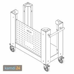 Alfa Unterbau Schwarz Für Pizzaofen Brio -Outdoorchef-ausverkauf alfa unterbau schwarz fuer pizzaofen brio 23622 m 3