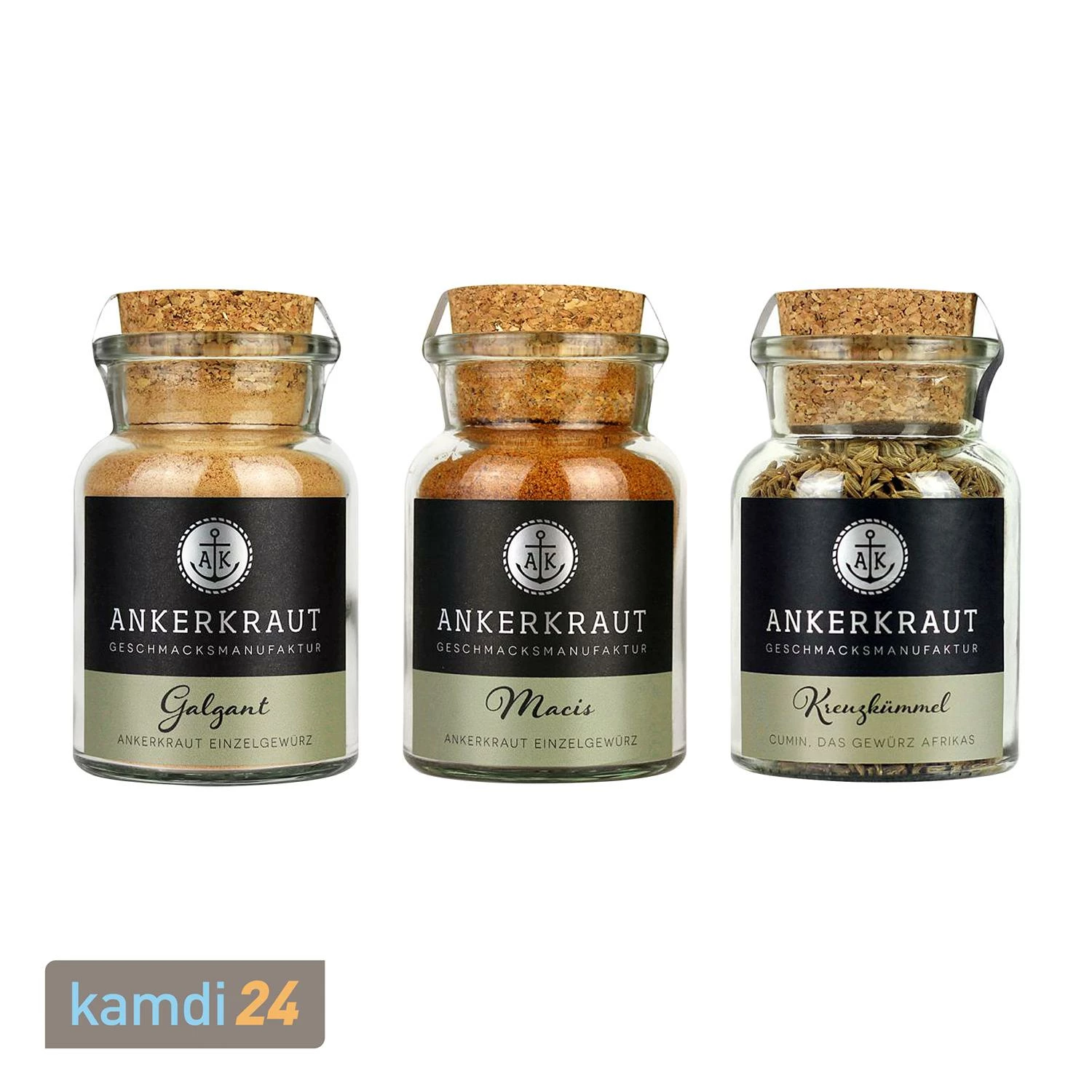 Ankerkraut Gewürz-Set Galgant, Macis & Kreuzkümmel 3 Ankerkraut Gewürz-Set Galgant, Macis & Kreuzkümmel