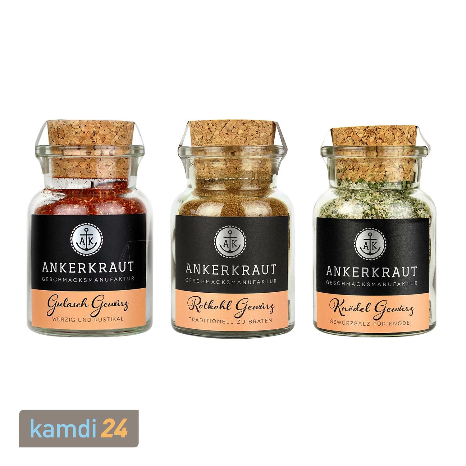 Ankerkraut Gewürzmischungen-Set Gulasch Mit Knödeln 3 Ankerkraut Gewürzmischungen-Set Gulasch Mit Knödeln