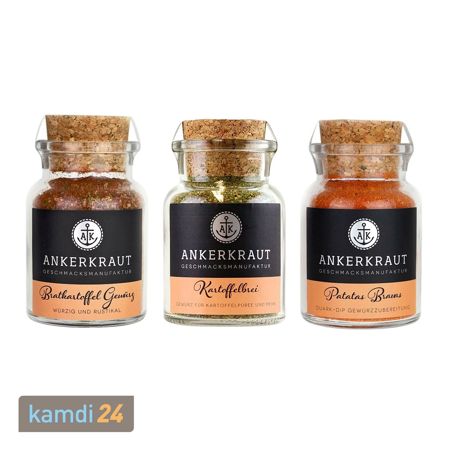 Ankerkraut Gewürzmischungen-Set Kartoffel-Gewürzmischungen 3 Ankerkraut Gewürzmischungen-Set Kartoffel-Gewürzmischungen