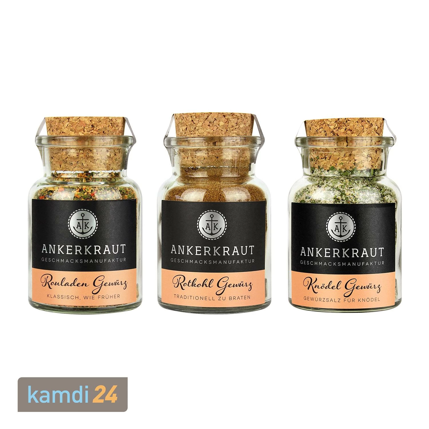 Ankerkraut Gewürzmischungen-Set Rouladen Mit Knödeln 3 Ankerkraut Gewürzmischungen-Set Rouladen Mit Knödeln