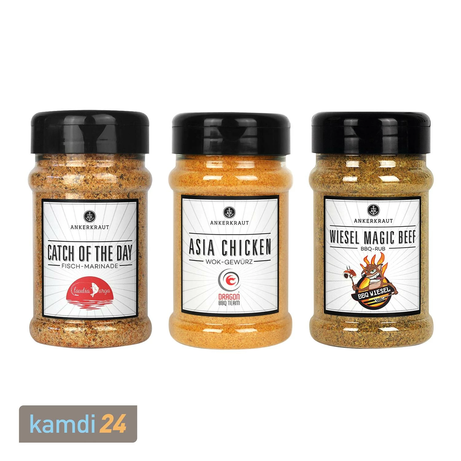 Ankerkraut Gewürzstreuer-Set Mehr Abwechslung Bitte! 3 Ankerkraut Gewürzstreuer-Set Mehr Abwechslung Bitte!