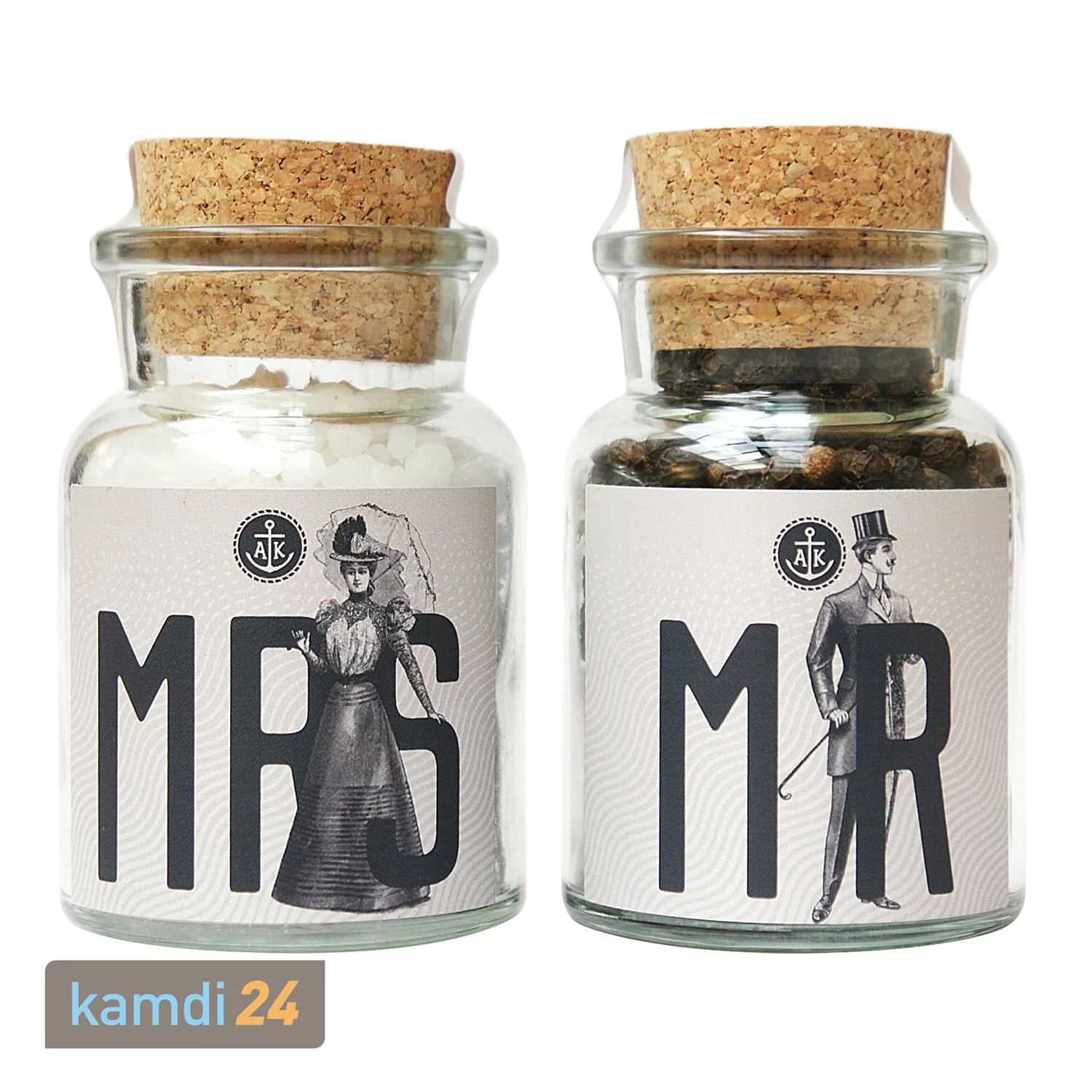 Ankerkraut Hochzeits-Set Deluxe: Pfeffer, Salz & Chili Ringe 4 Ankerkraut Hochzeits-Set Deluxe: Pfeffer, Salz & Chili Ringe – Bild 2