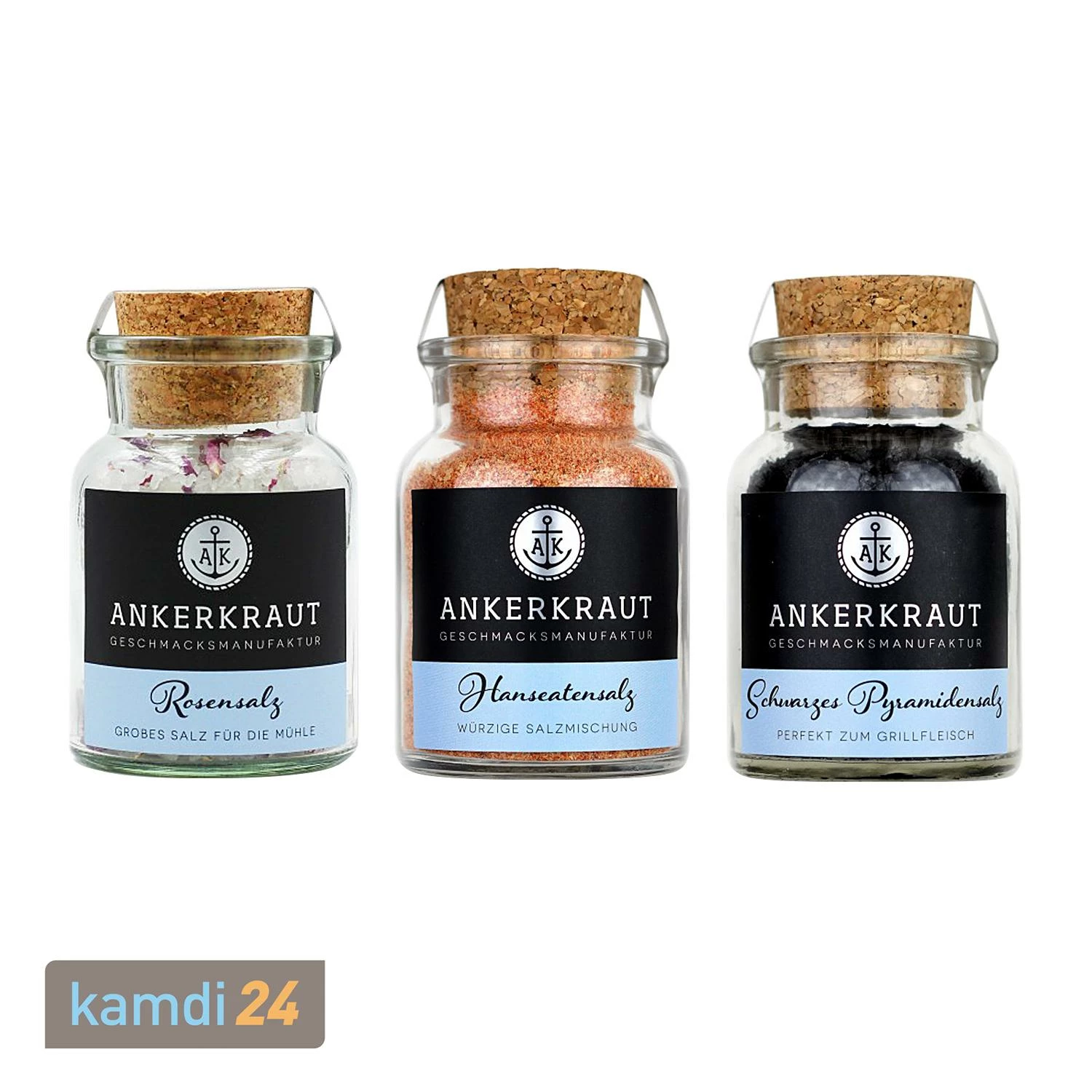 Ankerkraut Salz-Set Salz-Spezialitäten (klein) 3 Ankerkraut Salz-Set Salz-Spezialitäten (klein)