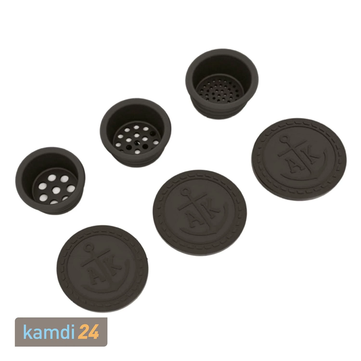 Ankerkraut Streueraufsätze Für Korkengläser 3er-Set 5 Ankerkraut Streueraufsätze Für Korkengläser 3er-Set – Bild 3