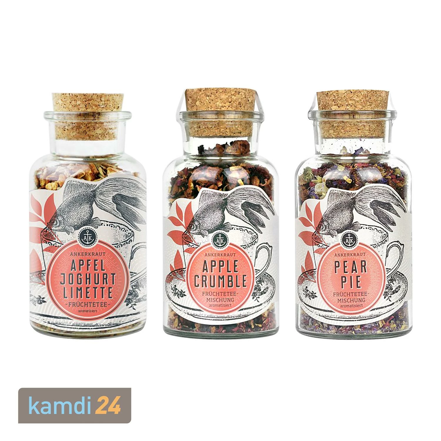 Ankerkraut Tee-Set Äpfel & Birnen 3 Ankerkraut Tee-Set Äpfel & Birnen