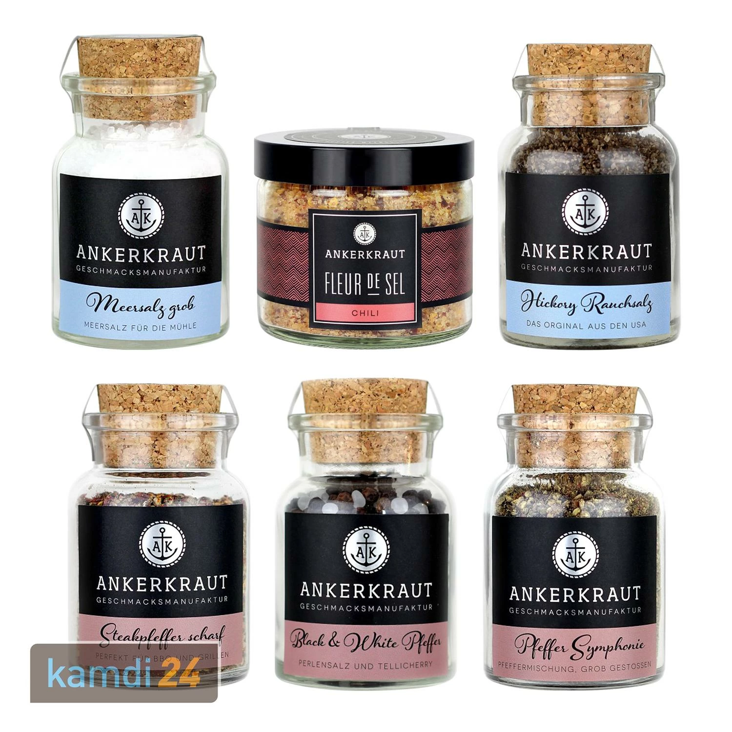 Ankerkraut Vermischtes Set Salz & Pfeffer Fürs Fleisch 3 Ankerkraut Vermischtes Set Salz & Pfeffer Fürs Fleisch