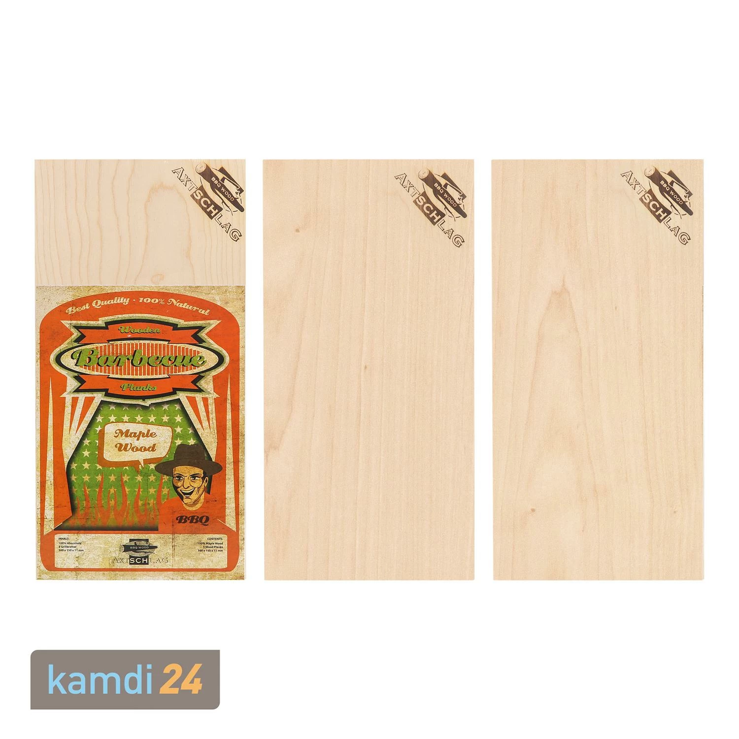 Axtschlag Wood Plank Ahorn 3er Set 3 Axtschlag Wood Plank Ahorn 3er Set