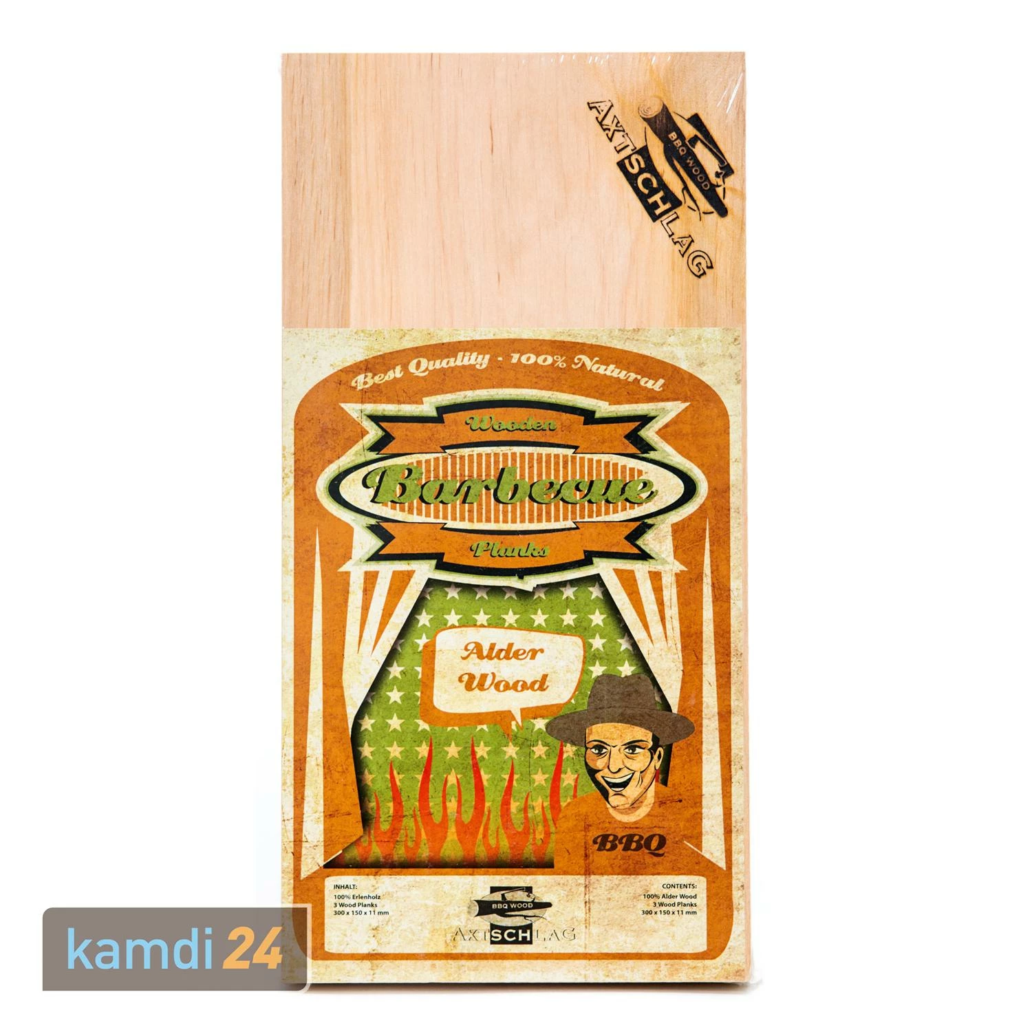 Axtschlag Wood Plank Erle 3er Set 4 Axtschlag Wood Plank Erle 3er Set – Bild 2