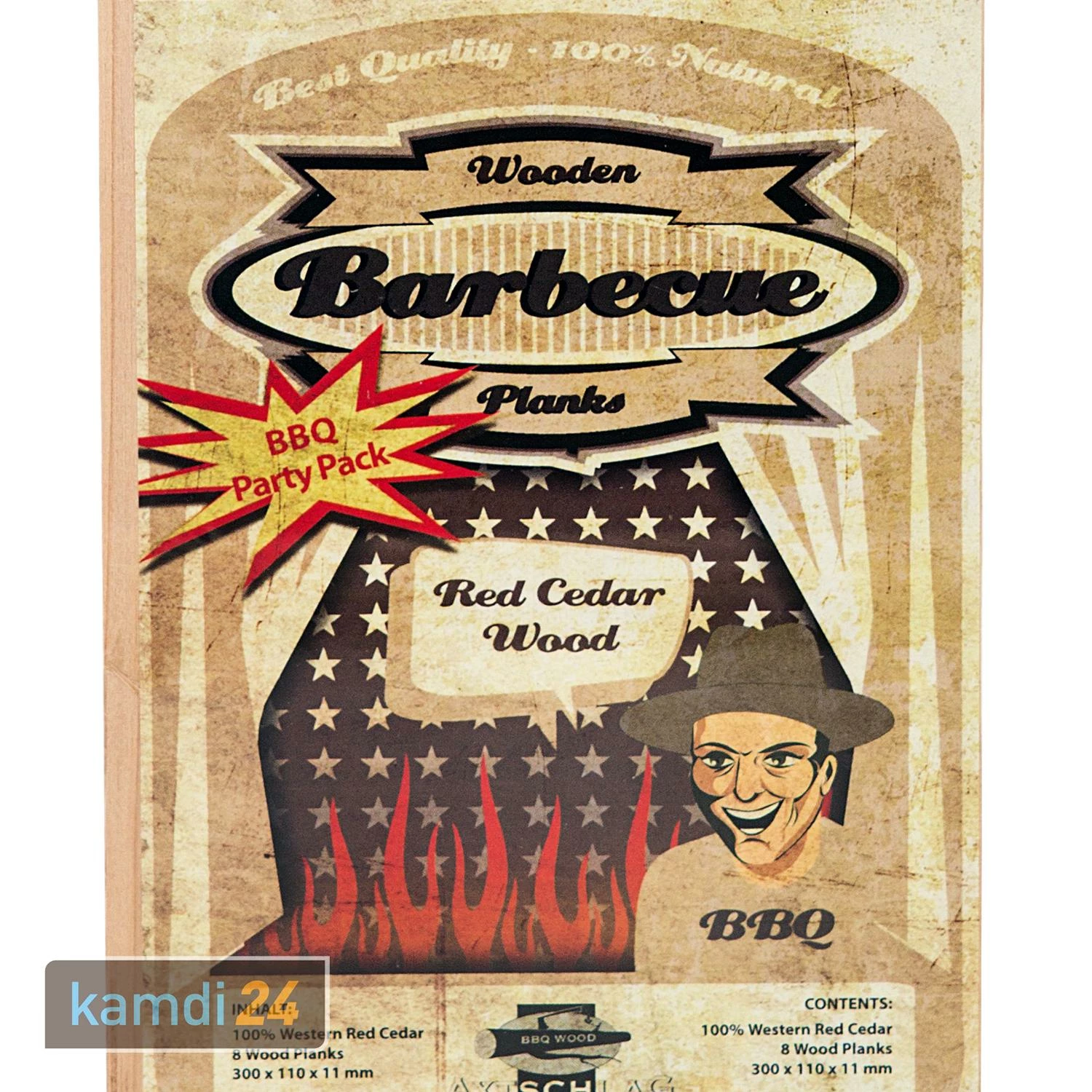 Axtschlag Wood Plank Rotzeder BBQ Party Pack 8er Set 6 Axtschlag Wood Plank Rotzeder BBQ Party Pack 8er Set – Bild 4