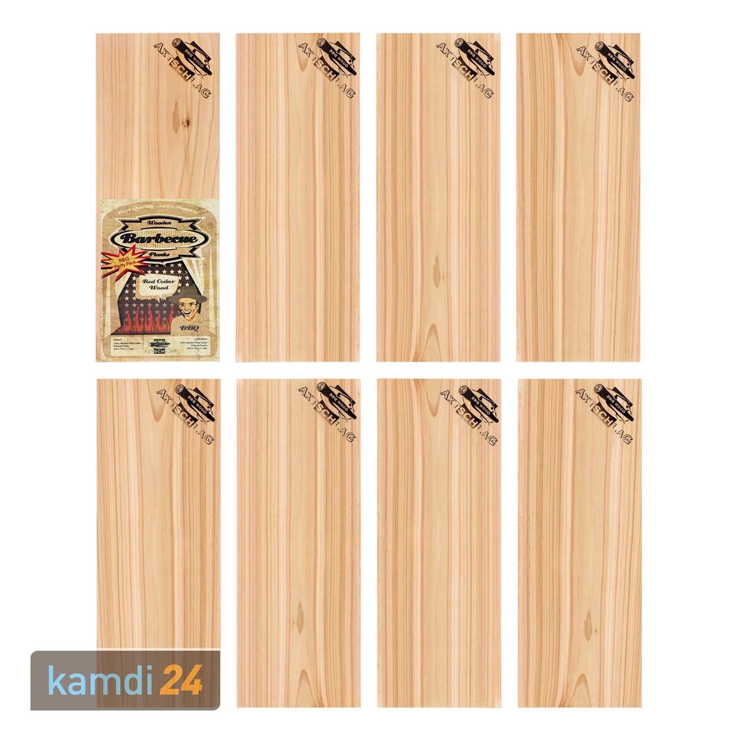 Axtschlag Wood Plank Rotzeder BBQ Party Pack 8er Set 3 Axtschlag Wood Plank Rotzeder BBQ Party Pack 8er Set