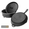 Camp Chef Classic Dutch Oven SDO-12 + Cast Iron Pfanne 30 Cm + Deckel