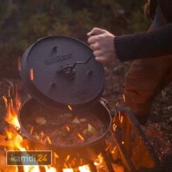 Camp Chef Deluxe Dutch Oven 14" -Outdoorchef-ausverkauf camp chef deluxe dutch oven 14 18342 m 9