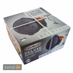 Camp Chef Deluxe Dutch Oven DO-12 + TOM COCO Grill-Kokoskohlebriketts 2er-Pack -Outdoorchef-ausverkauf camp chef deluxe dutch oven do 12 tom coco grill kokoskohlebriketts 2er pack 11670 m 8