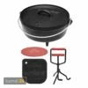 Camp Chef Set: Classic Dutch Oven SDO-10 Mit Profi-Deckelheber, Hot Pad Und Reinigungsschaber -Outdoorchef-ausverkauf camp chef set classic dutch oven sdo 10 mit profi deckelheber hot pad und reinigungsschaber