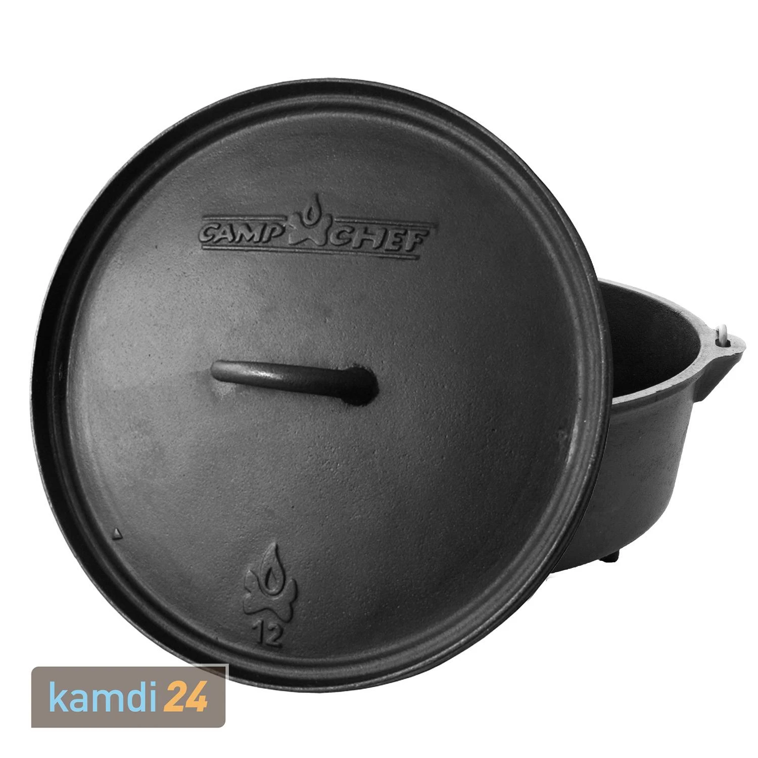 Camp Chef Set: Classic Dutch Oven SDO-12 Mit Profi-Deckelheber, Hot Pad Und Reinigungsschaber 4 Camp Chef Set: Classic Dutch Oven SDO-12 Mit Profi-Deckelheber, Hot Pad Und Reinigungsschaber – Bild 2