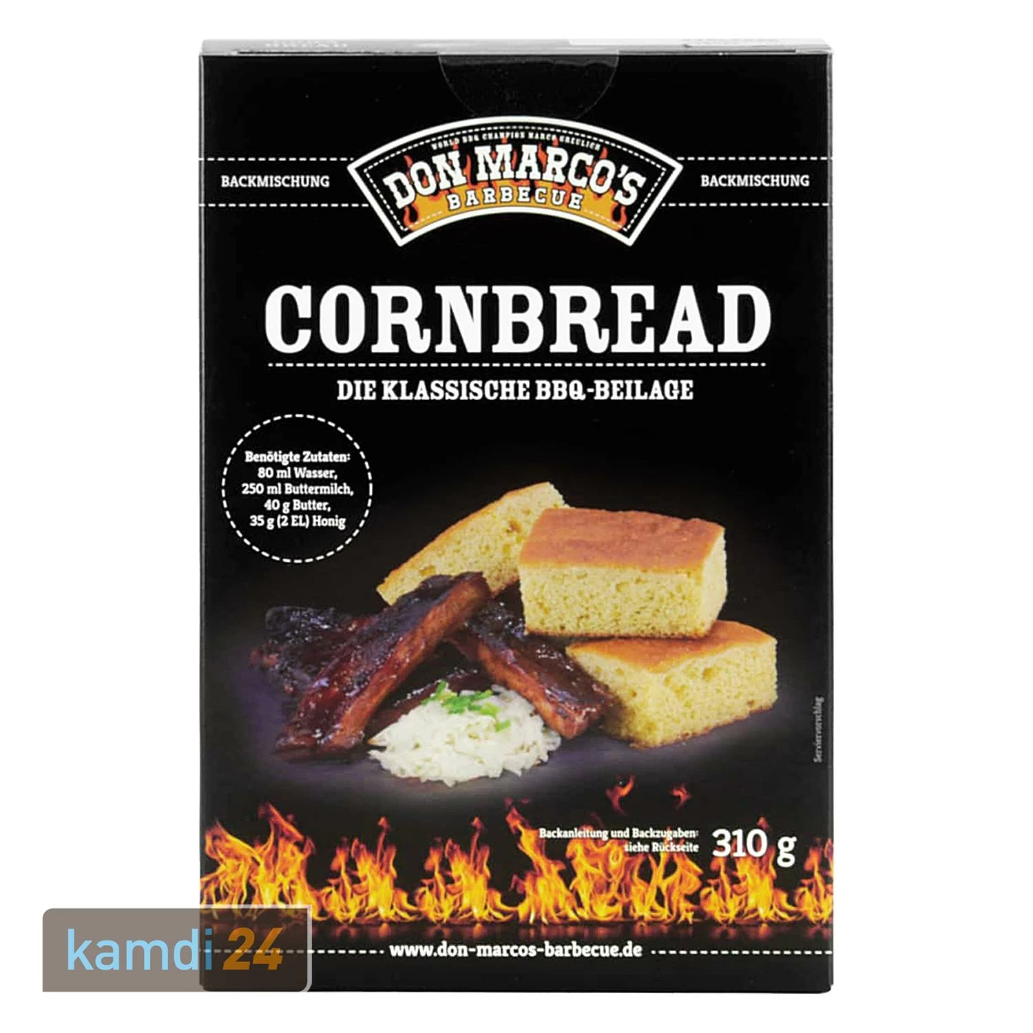 Don Marco´s Barbecue Cornbread Backmischung 3er-Set 4 Don Marco´s Barbecue Cornbread Backmischung 3er-Set – Bild 2