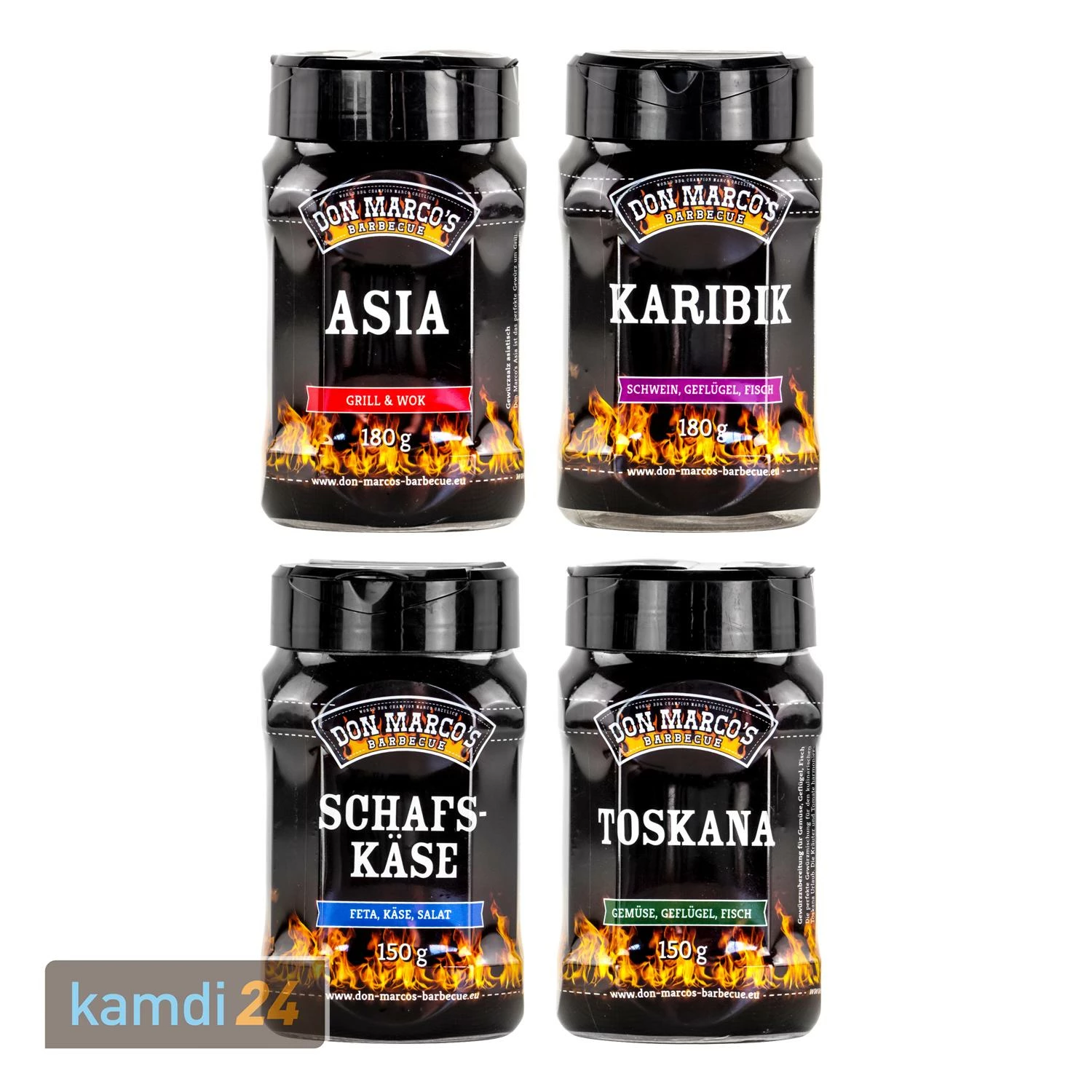 Don Marco´s Barbecue-Gewürz-Set: Asia, Karibik, Schafskäse & Toskana 3 Don Marco´s Barbecue-Gewürz-Set: Asia, Karibik, Schafskäse & Toskana