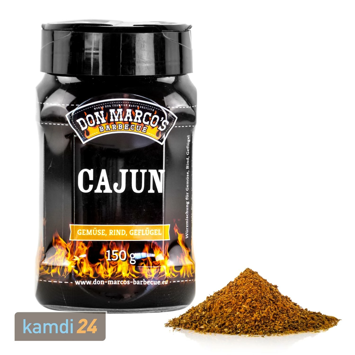 Don Marco´s Barbecue-Gewürz-Set: Cajun, Jamaican Jerk & Schafskäse 4 Don Marco´s Barbecue-Gewürz-Set: Cajun, Jamaican Jerk & Schafskäse – Bild 2