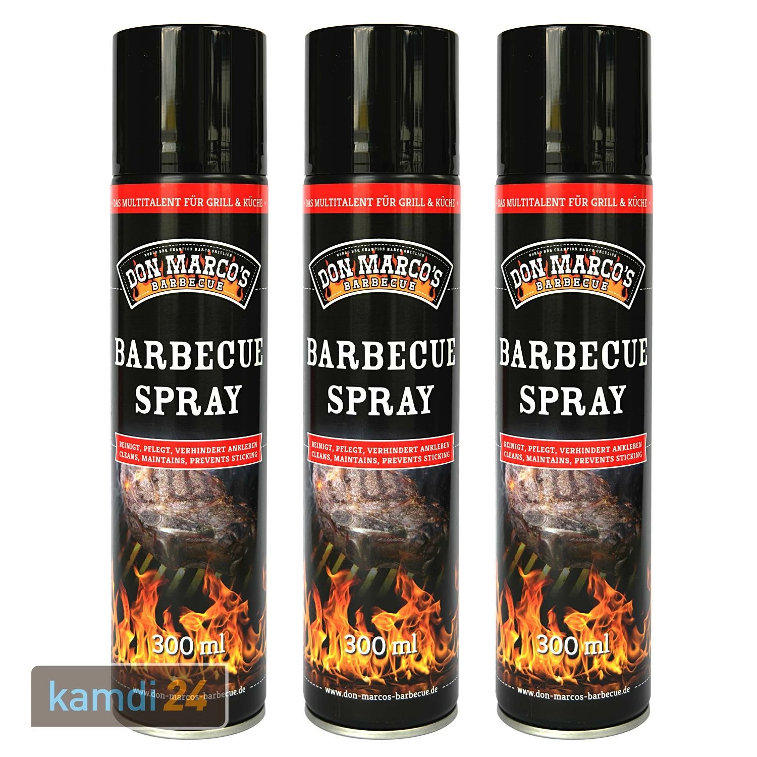Don Marco´s Barbecue Spray 3er-Set 3 Don Marco´s Barbecue Spray 3er-Set