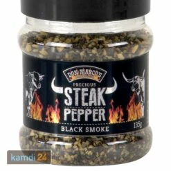 Don Marco´s Precious Steak Pepper Black Smoke 135 G -Outdoorchef-ausverkauf don marcos precious steak pepper black smoke 135 g m 1