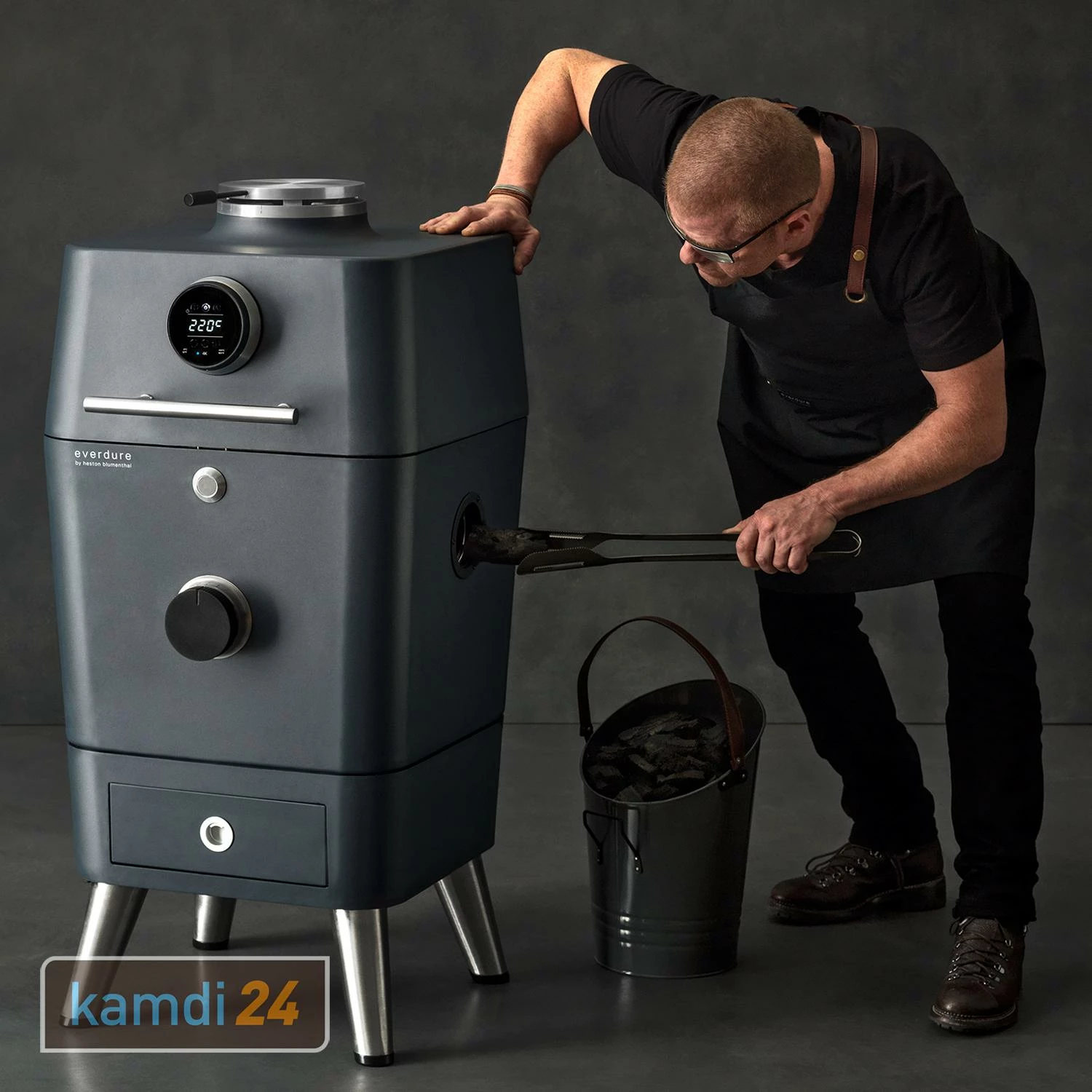 Everdure 4K Holzkohlegrill Graphite 11 Everdure 4K Holzkohlegrill Graphite – Bild 10