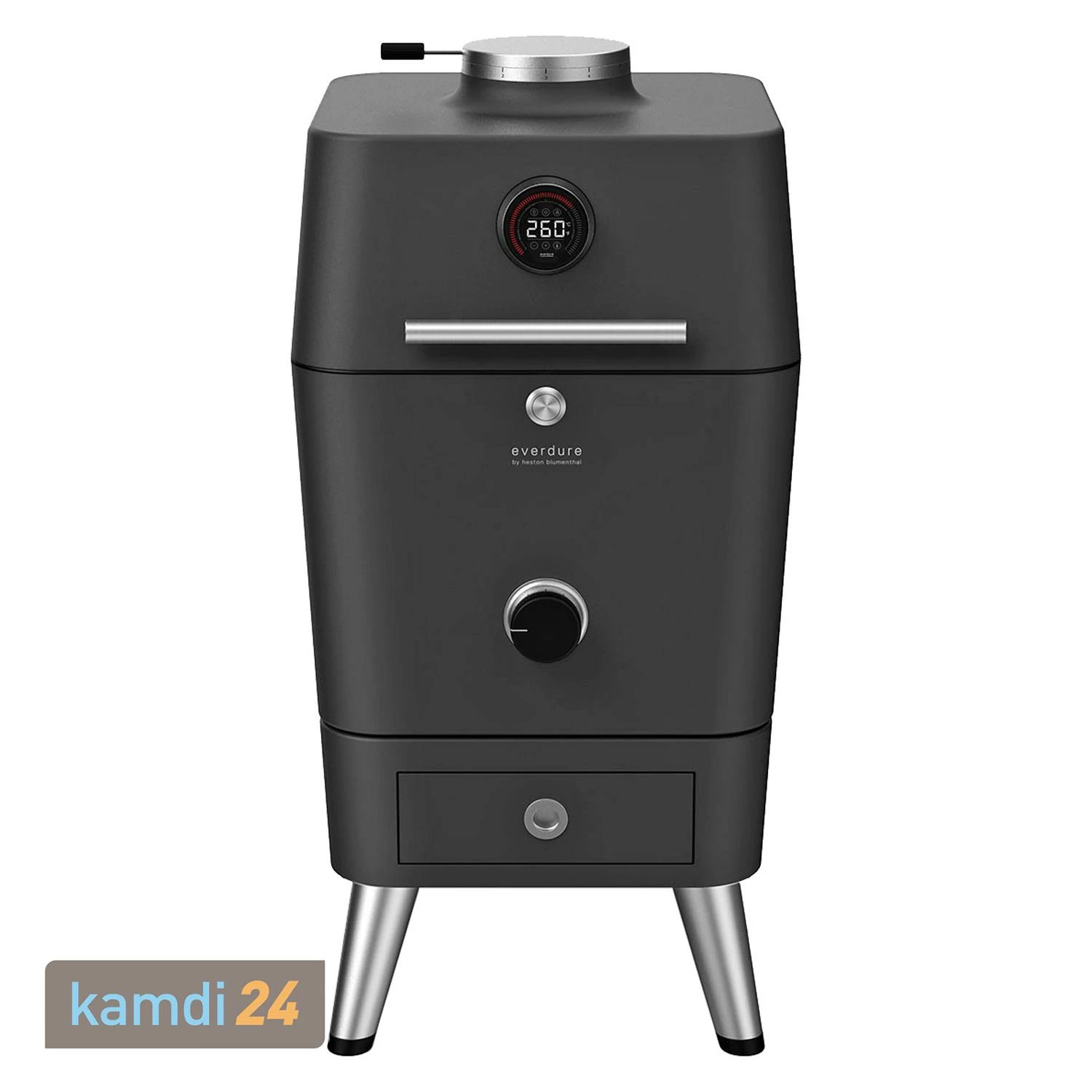 Everdure 4K Holzkohlegrill Graphite 2 Everdure 4K Holzkohlegrill Graphite