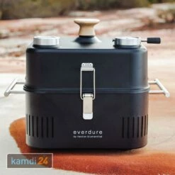 Everdure CUBE 360 Tragbarer Holzkohlegrill Mit Deckel All Black -Outdoorchef-ausverkauf everdure cube 360 tragbarer holzkohlegrill mit deckel all black 25675 m 6