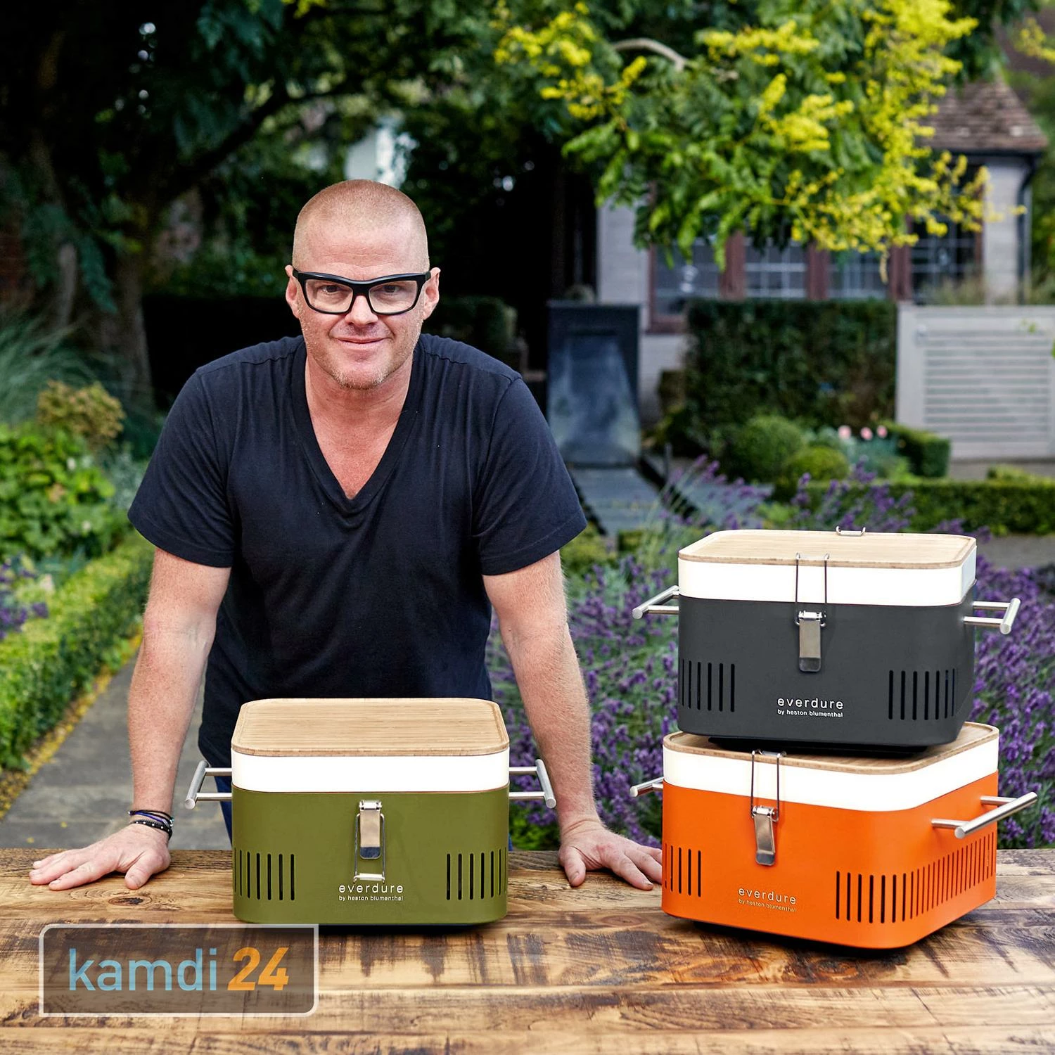 Everdure CUBE™ Holzkohlegrill Khaki 9 Everdure CUBE™ Holzkohlegrill Khaki – Bild 7