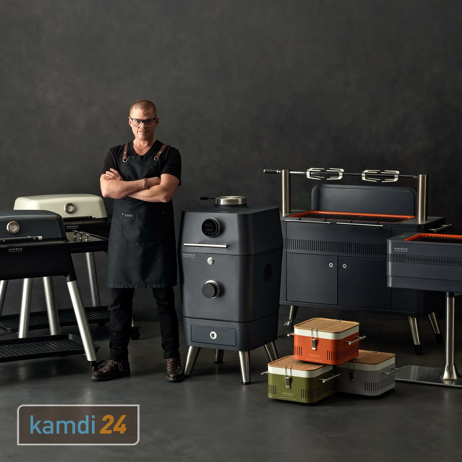 Everdure CUBE™ Holzkohlegrill Khaki 10 Everdure CUBE™ Holzkohlegrill Khaki – Bild 8