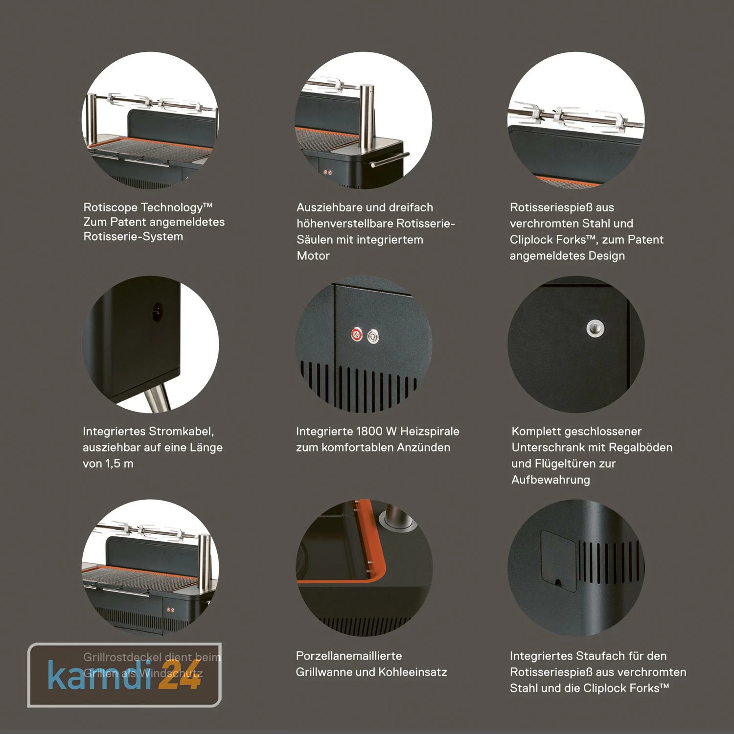 Everdure HUB™ Holzkohlegrill 9 Everdure HUB™ Holzkohlegrill – Bild 7