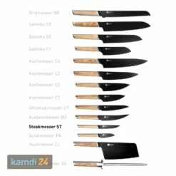 Everdure Ti-Messer-Serie Pro Steakmesser ST 9 Everdure Ti-Messer-Serie Pro Steakmesser ST -Outdoorchef-ausverkauf everdure ti messer serie pro steakmesser st 17304 m 3