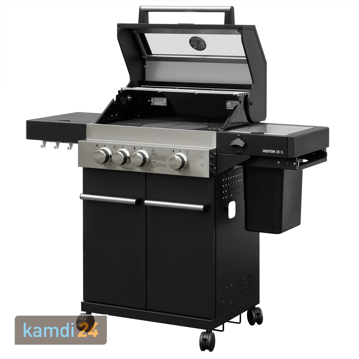 Feuergott Gas-Grillstation Hektor 3B-S Inkl. Abdeckhaube 3 Feuergott Gas-Grillstation Hektor 3B-S Inkl. Abdeckhaube