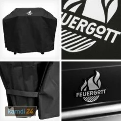 Feuergott Gas-Grillstation Hektor 4B-S Inkl. Abdeckhaube -Outdoorchef-ausverkauf feuergott gas grillstation hektor 4b s inkl abdeckhaube 25364 m 10