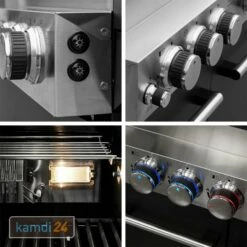 Feuergott Gas-Grillstation Hektor 4B-S Inkl. Abdeckhaube -Outdoorchef-ausverkauf feuergott gas grillstation hektor 4b s inkl abdeckhaube 25364 m 7