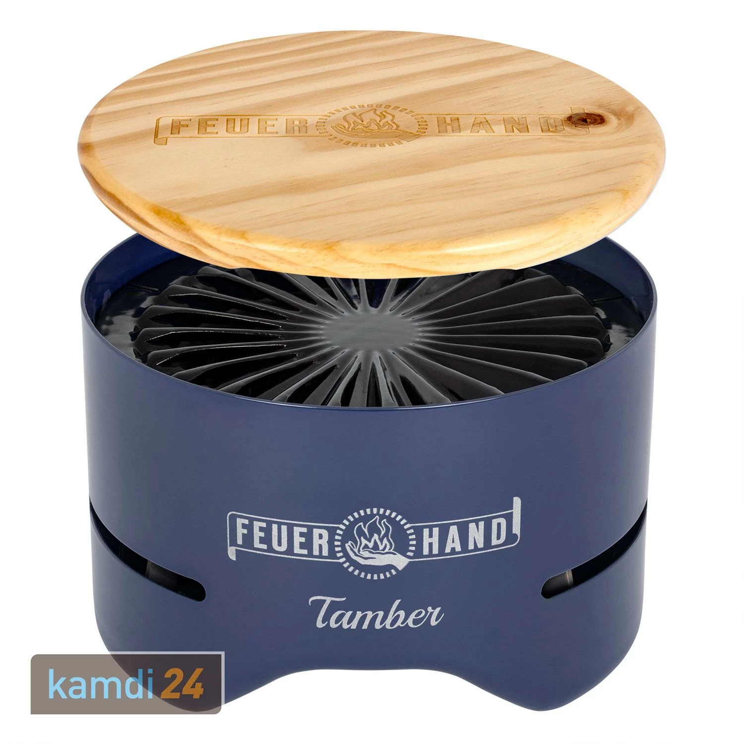 Feuerhand Tischgrill Tamber Kobaltblau 4 Feuerhand Tischgrill Tamber Kobaltblau – Bild 2