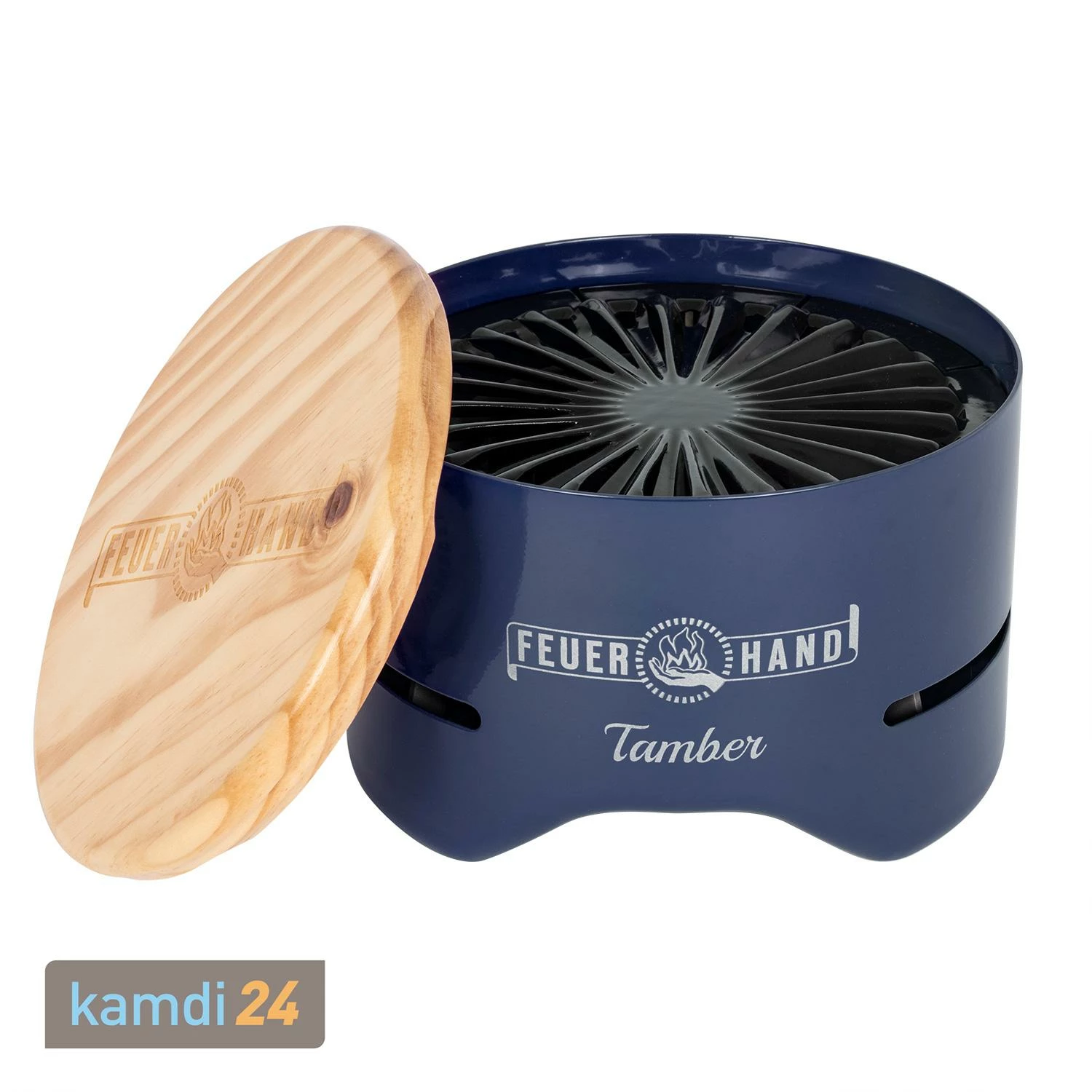 Feuerhand Tischgrill Tamber Kobaltblau 9 Feuerhand Tischgrill Tamber Kobaltblau – Bild 7