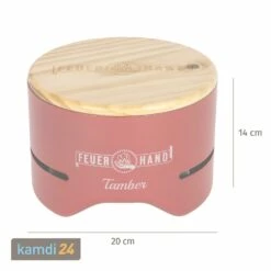 Feuerhand Tischgrill Tamber Rubinrot -Outdoorchef-ausverkauf feuerhand tischgrill tamber rubinrot 24571 m 11