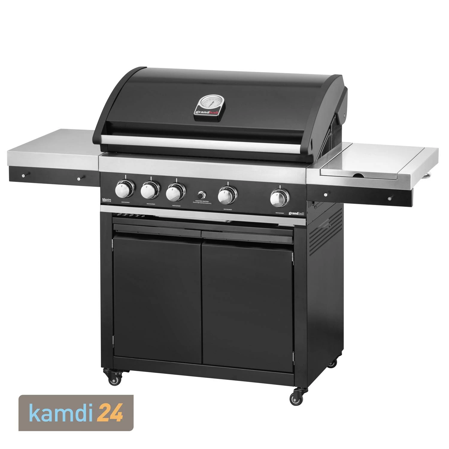 Grandhall Maxim G4 Trolley Gasgrill 4 Grandhall Maxim G4 Trolley Gasgrill – Bild 2