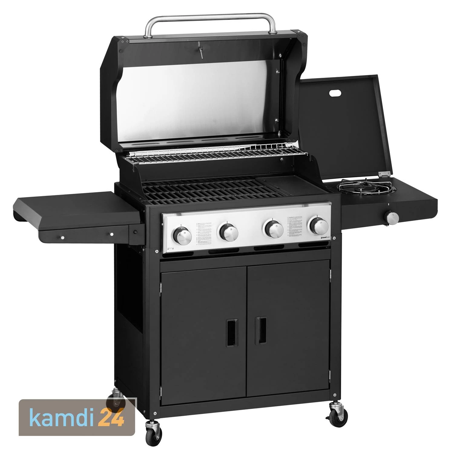 Grandhall Xenon 4 Gasgrill Schwarz 5 Grandhall Xenon 4 Gasgrill Schwarz – Bild 3