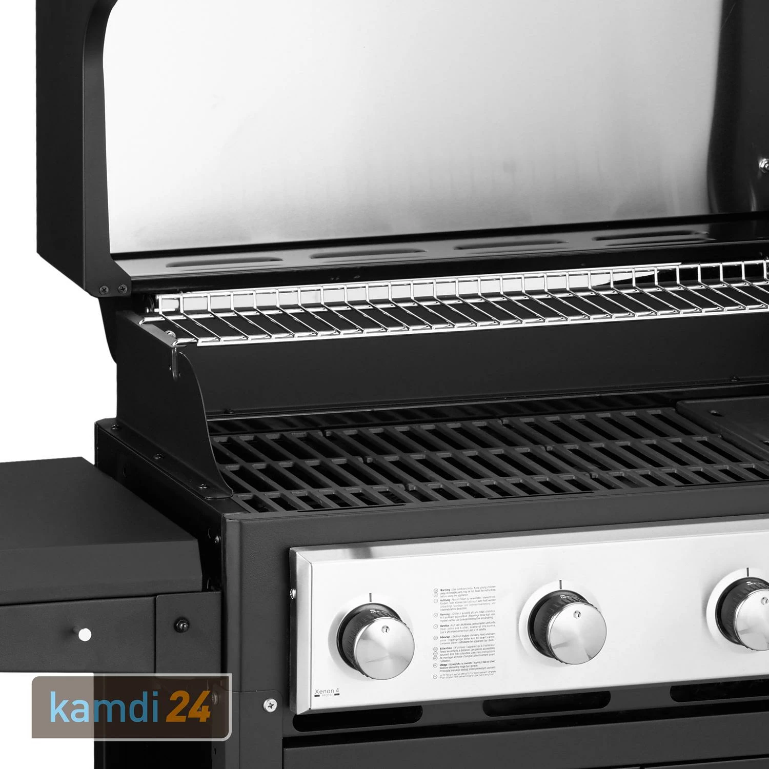 Grandhall Xenon 4 Gasgrill Schwarz 6 Grandhall Xenon 4 Gasgrill Schwarz – Bild 4