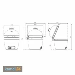 Grill Guru Original Medium Complete Keramikgrill -Outdoorchef-ausverkauf grill guru original medium complete keramikgrill 22631 m 11