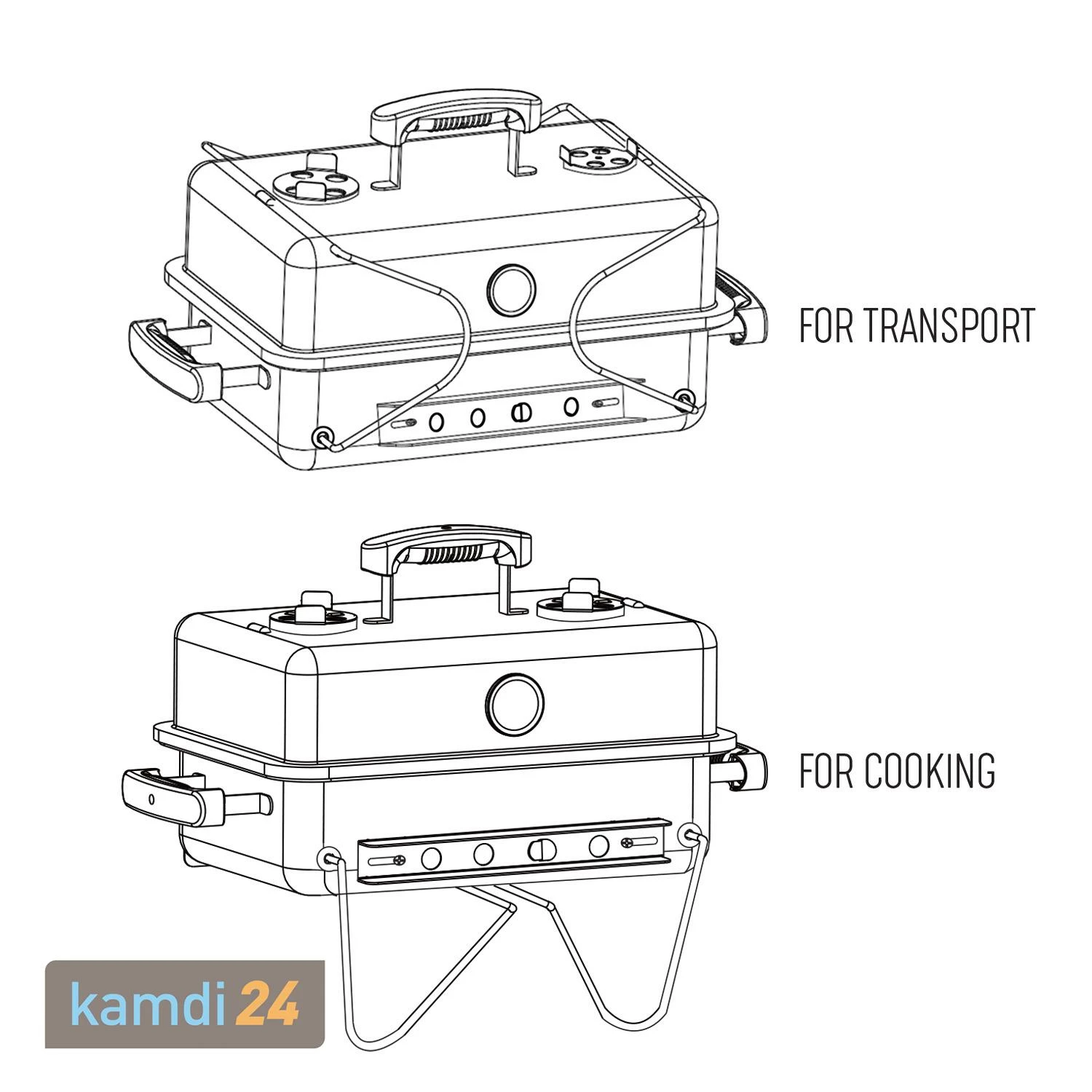 Grill Guru Picnic To Go Holzkohlegrill 8 Grill Guru Picnic To Go Holzkohlegrill – Bild 6
