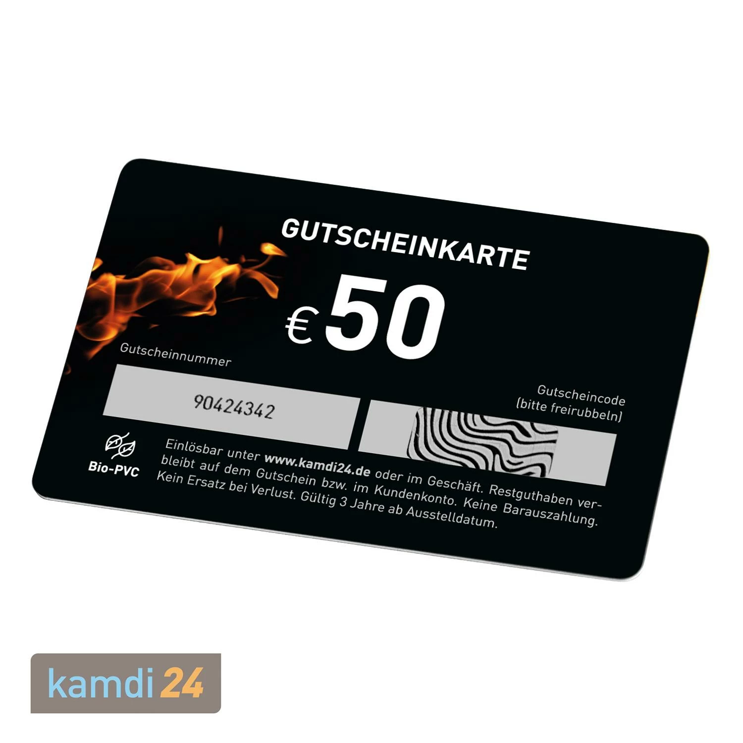 Kamdi24 Geschenkgutschein Feuer 50 € 4 Kamdi24 Geschenkgutschein Feuer 50 € – Bild 2