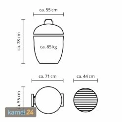 MONOLITH CLASSIC BBQ GURU Keramikgrill PRO-Serie 2.0 Schwarz -Outdoorchef-ausverkauf monolith classic bbq guru keramikgrill pro serie 20 schwarz m 8