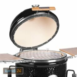 MONOLITH CLASSIC BBQ GURU Keramikgrill PRO-Serie 2.0 Schwarz Mit Gestell Und Seitentischen -Outdoorchef-ausverkauf monolith classic bbq guru keramikgrill pro serie 20 schwarz mit gestell und seitentischen m 3